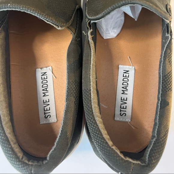 Steve Madden GILLS PLATFORM SLIP-ON SNEAKER Camouflage Size 8.5 - Picture 7 of 10